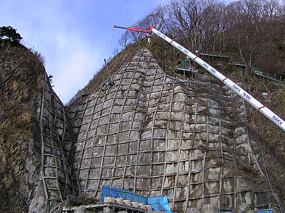 北海道　支柱設置状況写真
