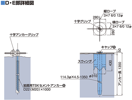 D・E部詳細図